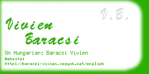 vivien baracsi business card